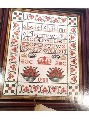 Country Samplings Cross Stitch Design Book By Symbol Of Excellence Publishers